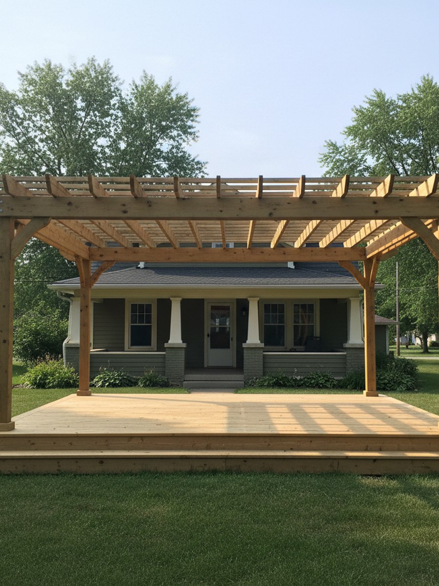 Deck Staining & Sealing completed by Pekin Deck Company in Pekin, IL