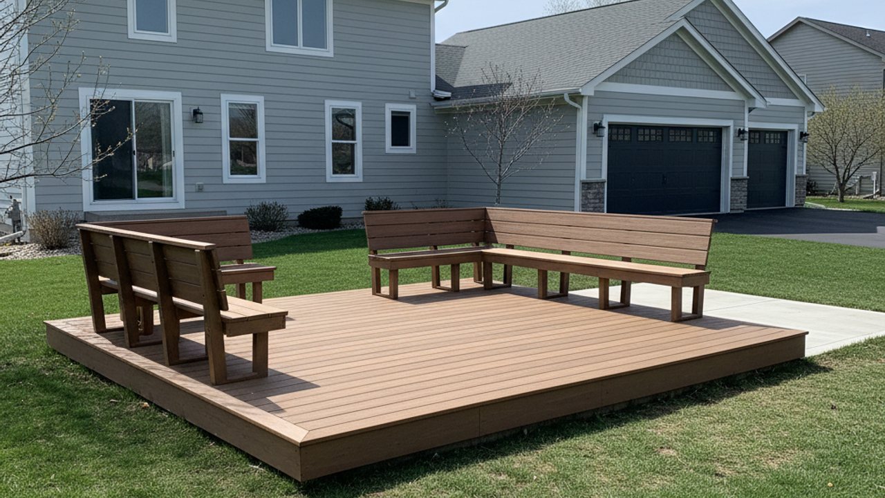 Screened-In Porch & Deck Enclosures completed by Pekin Deck Company in Washington, IL