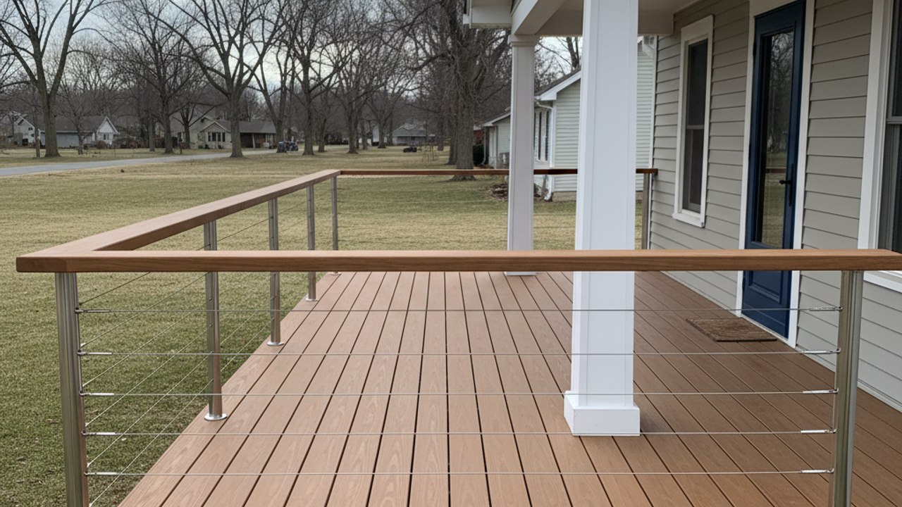 Deck Staining & Sealing completed by Pekin Deck Company in Eureka, IL